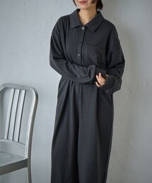 goocy（グーシー）の「裏毛ルーズオールインワン（ワンピース）」