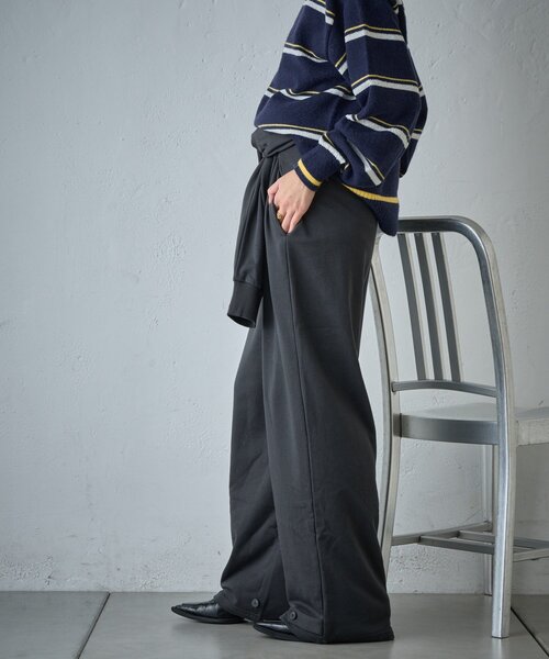 goocy（グーシー）の「裏毛ルーズオールインワン（ワンピース・レディース・ブラック/ブラウン・FREE）」の12枚目の写真