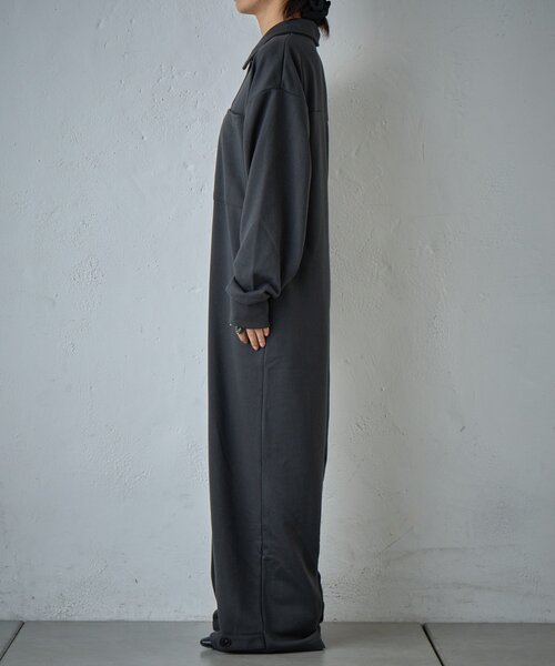 goocy（グーシー）の「裏毛ルーズオールインワン（ワンピース・レディース・ブラック/ブラウン・FREE）」の17枚目の写真