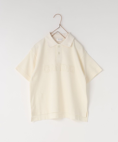 LOWRYS FARM（ローリーズファーム）の「ロゴプリントポロＳＳ　664977（ポロシャツ・キッズ・グリーン/アイボリー・150cm/140cm/130cm/120cm/110cm）」の10枚目の写真