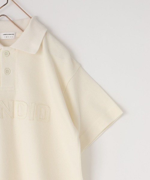 LOWRYS FARM（ローリーズファーム）の「ロゴプリントポロＳＳ　664977（ポロシャツ・キッズ・グリーン/アイボリー・150cm/140cm/130cm/120cm/110cm）」の12枚目の写真