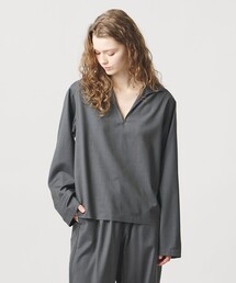 LOEFF（ロエフ）の「＜LOEFF＞トロピカルウール スキッパー シャツ UNISEX（シャツ/ブラウス）」