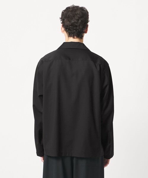 LOEFF（ロエフ）の「＜LOEFF＞トロピカルウール スキッパー シャツ UNISEX（シャツ/ブラウス・レディース・オリーブ/ブラック/コバルトブルー・0/2/1）」の20枚目の写真