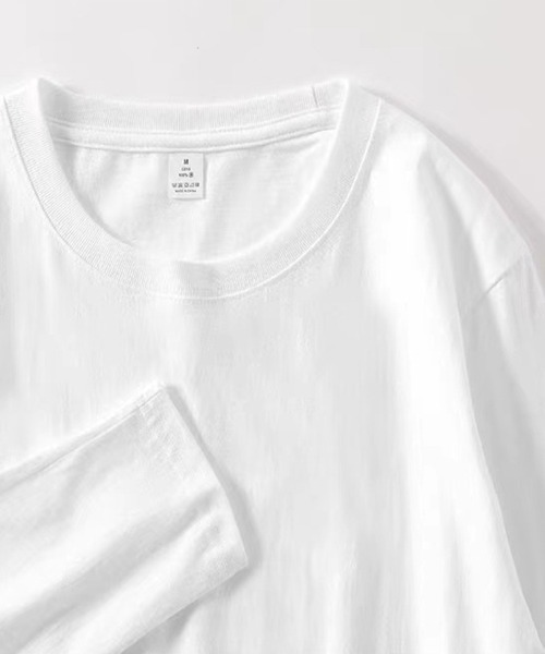 Flugge（フラッジー）の「ベーシックロングスリーブT（Tシャツ/カットソー・レディース・ホワイト/ブラック・MEDIUM/LARGE）」の7枚目の写真