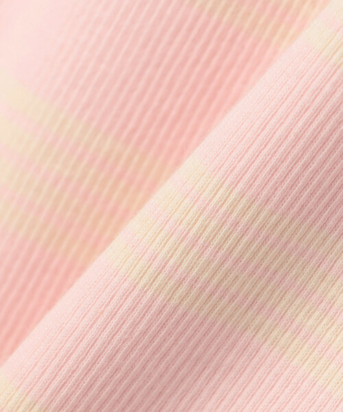 GANNI（ガニー）の「GANNI/ガニー Soft Cotton Rib Tank Top / A1050049 / ワンポイントロゴ 刺繍 リブニット タンク（タンクトップ・レディース・ピンク/ブラウン/サックスブルー・SMALL）」の9枚目の写真