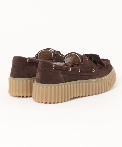 Clarks(クラークス)の「【Clarks】クラークス Torhill Boat(トーヒル ボート)(モカシン/デッキシューズ・レディース・ネイビー/ダークブラウン/クリーム・6/4/4.5/5/5.5)」の4枚目の写真