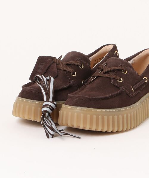 Clarks(クラークス)の「【Clarks】クラークス Torhill Boat(トーヒル ボート)(モカシン/デッキシューズ・レディース・ネイビー/ダークブラウン/クリーム・6/4/4.5/5/5.5)」の6枚目の写真