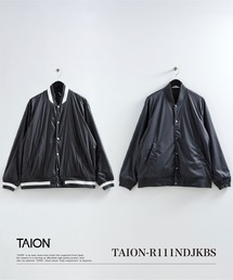 TAION（タイオン）の「【TAION(タイオン)】〈ユニセックス〉ノンダウン ベーシック リバーシブル スタジアムジャケット（スタジャン）」