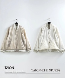 TAION（タイオン）の「【TAION(タイオン)】〈ユニセックス〉ノンダウン ベーシック リバーシブル スタジアムジャケット（スタジャン）」