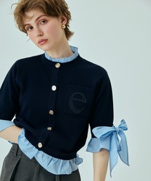 EIMY ISTOIRE | アタッチドハーフスリーブカーディガン(カーディガン/ボレロ)