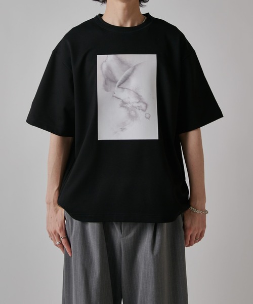 Lui's（ルイス）の「OUT OF FOCUS Tシャツ（Tシャツ/カットソー・メンズ・ブラック系その他/チャコールグレー/ブラック/ダークグレー/ホワイト/ホワイト系その他・S/M）」の22枚目の写真