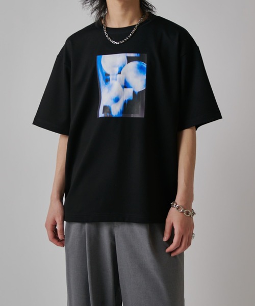 Lui's（ルイス）の「OUT OF FOCUS Tシャツ（Tシャツ/カットソー・メンズ・ブラック系その他/チャコールグレー/ブラック/ダークグレー/ホワイト/ホワイト系その他・S/M）」の17枚目の写真