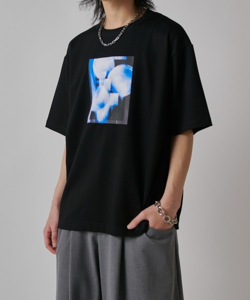 Lui's（ルイス）の「OUT OF FOCUS Tシャツ（Tシャツ/カットソー・メンズ・ブラック系その他/チャコールグレー/ブラック/ダークグレー/ホワイト/ホワイト系その他・S/M）」の18枚目の写真