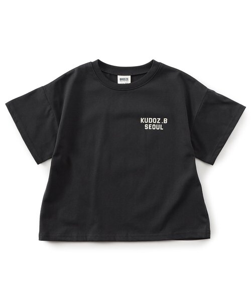 BREEZE（ブリーズ）の「【WEB限定】KUDOZ.B ロゴバリエーション半袖Tシャツ（Tシャツ/カットソー・キッズ・グレー/オフホワイト/ブラック/ネイビー・90/100/110/120/130/140/150/160）」の3枚目の写真