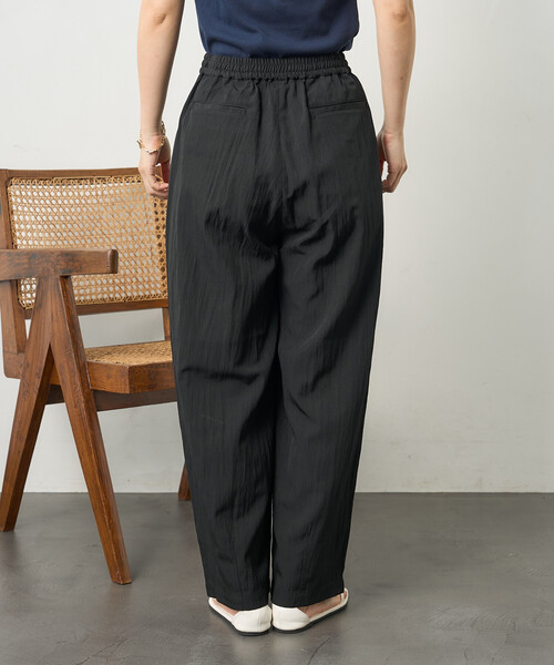 FREAK'S STORE(フリークスストア)の「<接触冷感> SUMMERCOOL タック カーブ イージーパンツ(スラックス・レディース・ブラウン/ブラック/ブルーグリーン・SMALL/MEDIUM)」の18枚目の写真