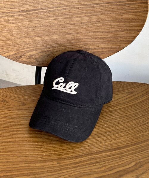 un dix cors（アンディコール）の「call刺繍キャップ（キャップ・レディース・アイボリー/ブラック/ネイビー/ブラウン・FREE）」の3枚目の写真