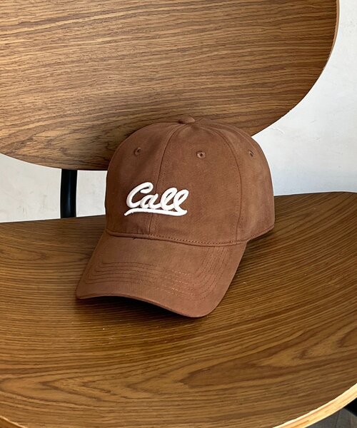 un dix cors（アンディコール）の「call刺繍キャップ（キャップ・レディース・アイボリー/ブラック/ネイビー/ブラウン・FREE）」の7枚目の写真