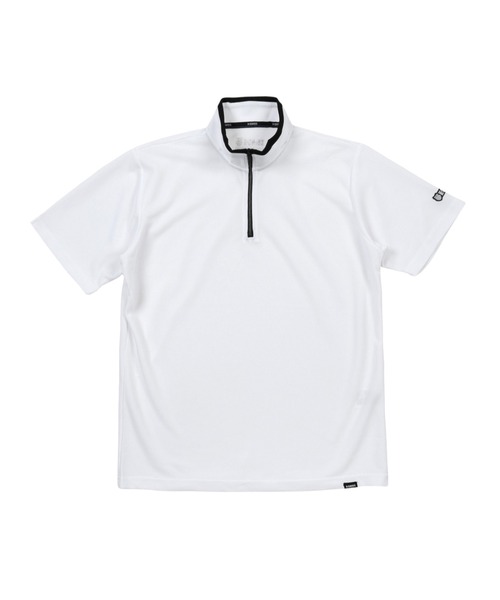 K-SWISS(ケースイス)の「【K-SWISS/ケースイス】ドライワッフルハーフZIPTシャツ(Tシャツ/カットソー・メンズ・ホワイト/ブラック/ネイビー・MEDIUM/LARGE/X-LARGE)」の9枚目の写真