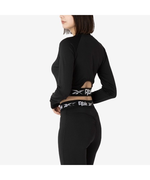Reebok(リーボック)の「トレイン カットアウト ロングスリーブ / ID TRAIN CUTOUT LONG SLEEVE(その他トップス・レディース・ピンク/ブラック・SMALL/MEDIUM/LARGE/X-SMALL)」の8枚目の写真