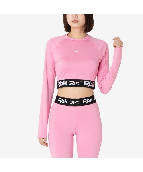 Reebok(リーボック)の「トレイン カットアウト ロングスリーブ / ID TRAIN CUTOUT LONG SLEEVE(その他トップス・レディース・ピンク/ブラック・SMALL/MEDIUM/LARGE/X-SMALL)」の18枚目の写真