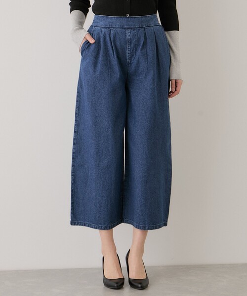Jayro（ジャイロ）の「デニム2タックワイドパンツ（デニムパンツ・レディース・ブルー系その他4/ネイビー・M）」の11枚目の写真