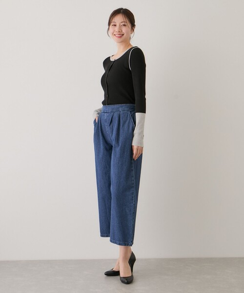 Jayro（ジャイロ）の「デニム2タックワイドパンツ（デニムパンツ・レディース・ブルー系その他4/ネイビー・M）」の17枚目の写真