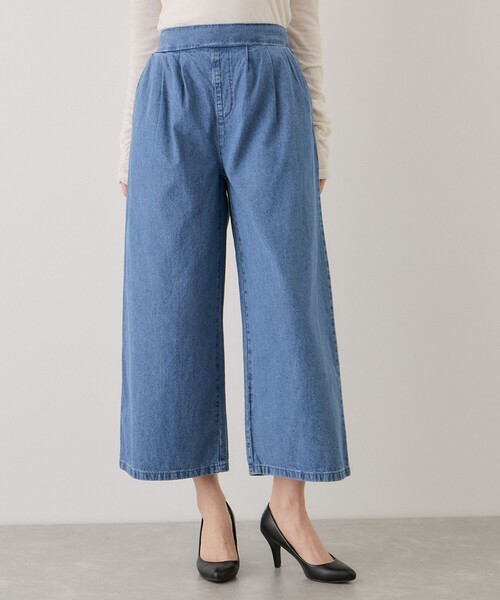 Jayro（ジャイロ）の「デニム2タックワイドパンツ（デニムパンツ・レディース・ブルー系その他4/ネイビー・M）」の19枚目の写真