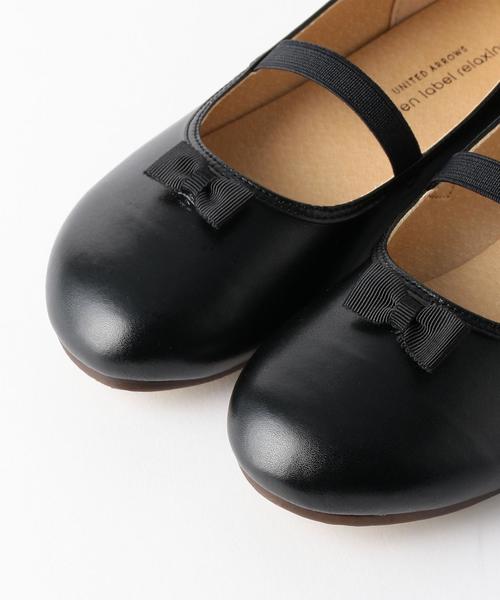 green label relaxing（グリーンレーベルリラクシング）の「GLRバレエシューズ2◆（スニーカー・キッズ・ブラック・15cm/17cm/19cm/21cm/16cm/20cm/18cm）」の4枚目の写真