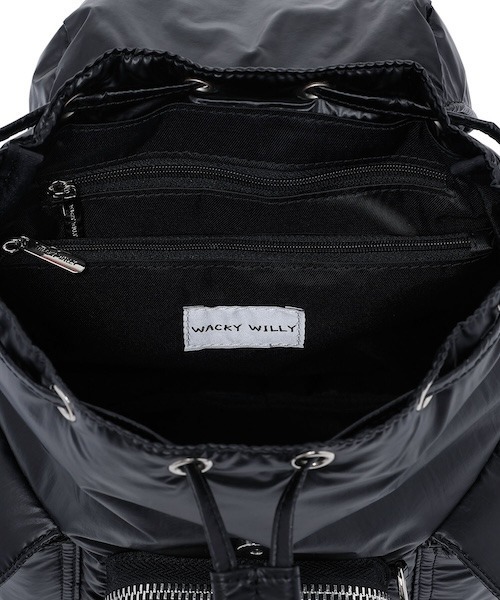 Wacky WiLLy(ワッキーウィリー)の「WOMEN'S CARGO BACKPACK(バックパック/リュック・レディース・ブラック/アイボリー/インディゴブルー・FREE)」の4枚目の写真