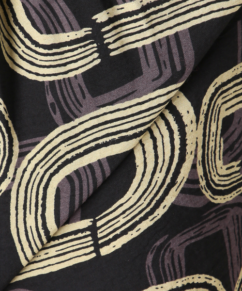 JOURNAL STANDARD relume（ジャーナルスタンダード　レリューム）の「モダンアフリカンプリントギャザースカート（スカート・レディース・ブラック/ブラウン・FREE）」の14枚目の写真