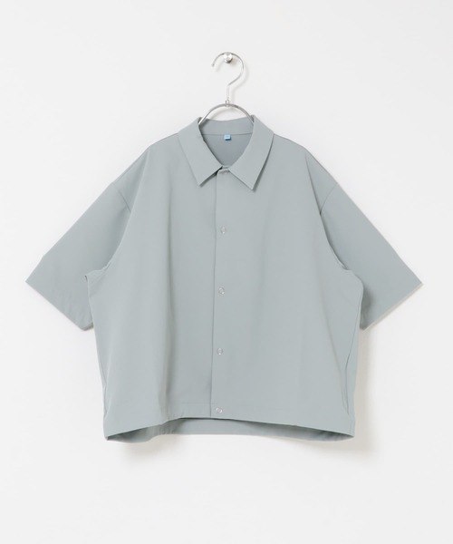 URBAN RESEARCH DOORS（アーバンリサーチドアーズ）の「『150サイズあり』『UR TECH』サマシェアシャツカーディガン(KIDS)（シャツ/ブラウス・キッズ・チャコールグレー/グリーン・120/150/135）」の13枚目の写真