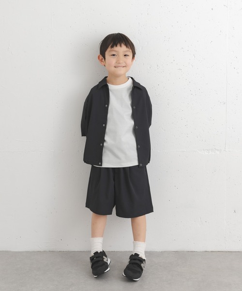 URBAN RESEARCH DOORS（アーバンリサーチドアーズ）の「『150サイズあり』『UR TECH』サマシェアシャツカーディガン(KIDS)（シャツ/ブラウス・キッズ・チャコールグレー/グリーン・120/150/135）」の21枚目の写真