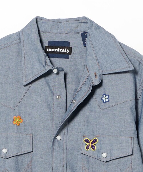 fennica(フェニカ)の「Monitaly / 刺繍ウエスタン シャツ(シャツ/ブラウス・メンズ・ブルー系その他・MEDIUM)」の3枚目の写真