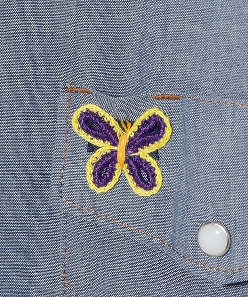 fennica(フェニカ)の「Monitaly / 刺繍ウエスタン シャツ(シャツ/ブラウス・メンズ・ブルー系その他・MEDIUM)」の4枚目の写真