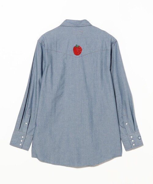 fennica(フェニカ)の「Monitaly / 刺繍ウエスタン シャツ(シャツ/ブラウス・メンズ・ブルー系その他・MEDIUM)」の6枚目の写真