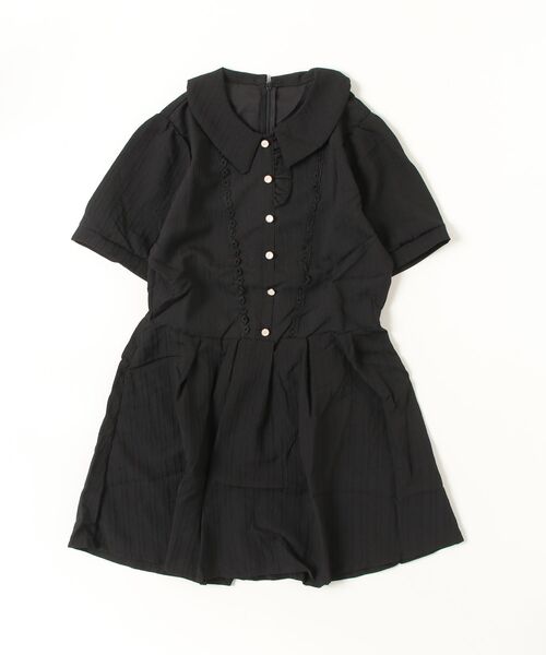 gossip!ロサンゼルス(ゴシップロサンゼルス)の「YUGA シャツワンピース 安全ショーツ付き(ワンピース・レディース・ブラック/ホワイト・L/M)」の11枚目の写真