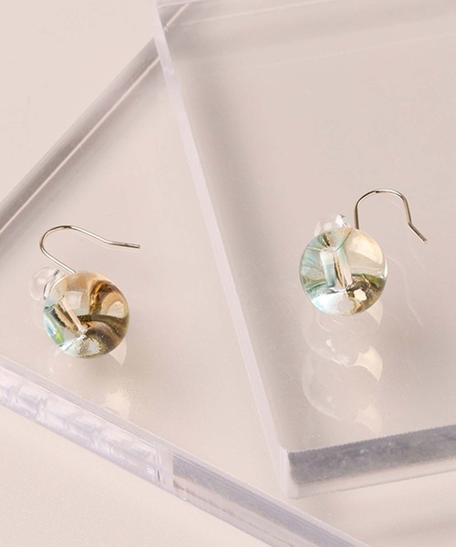 Flowering(フラワーリング)の「Clear Shiny/グラデーション/ピアス(ピアス(両耳用)・レディース・グリーン/ブルー系1/ブルー/グリーン系1・FREE)」の22枚目の写真