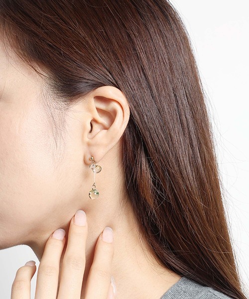Flowering(フラワーリング)の「Clear Shiny/グラデーション/ピアス(ピアス(両耳用)・レディース・グリーン/ブルー系1/ブルー/グリーン系1・FREE)」の8枚目の写真