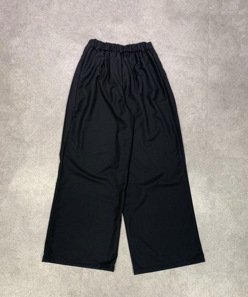 SHEPP(シープ)の「【UNISEX】ハイウエスト 深タック ワイドレッグ スラックスパンツ(スラックス・メンズ・グレー/ブラック・M/L)」の8枚目の写真