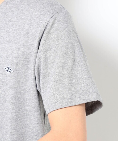 Grand PARK(グランドパーク)の「BROOKLYN OVERALL オーガニックコットン クルーネックTシャツ(Tシャツ/カットソー・メンズ・ネイビー/グレー/ホワイト/ブラック・L/XL/M)」の9枚目の写真