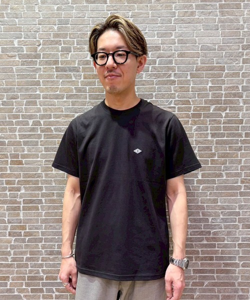 BROOKLYN OVERALL(ブルックリンオーバーオール)の「BROOKLYN OVERALL オーガニックコットン クルーネックTシャツ(Tシャツ/カットソー・メンズ・ネイビー/グレー/ホワイト/ブラック・L/XL/M)」の22枚目の写真