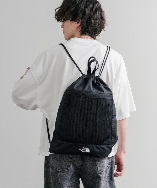 THE NORTH FACE(ザノースフェイス)の「日本未展開モデル THE NORTH FACE ザ・ノースフェイス WHITE LABEL STANDARD MULTI BAG ナップサック リュック(バックパック/リュック・メンズ・ブラック・FREE)」の3枚目の写真