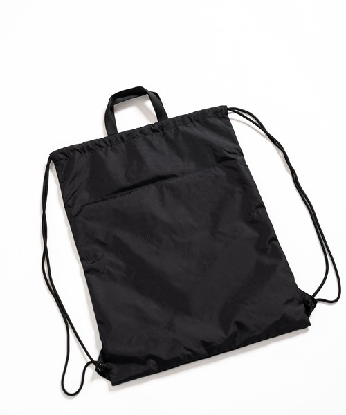 THE NORTH FACE(ザノースフェイス)の「日本未展開モデル THE NORTH FACE ザ・ノースフェイス WHITE LABEL STANDARD MULTI BAG ナップサック リュック(バックパック/リュック・メンズ・ブラック・FREE)」の16枚目の写真