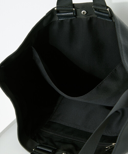 Firsthand（ファーストハンド）の「Firsthand/ファーストハンド 2WAY Leather Messenger Bag / 2WAYレザーメッセンジャーバッグ / 牛革 / 撥水レザー（ショルダーバッグ・メンズ・ブラック・ONE SIZE）」の10枚目の写真