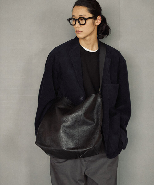 Firsthand（ファーストハンド）の「Firsthand/ファーストハンド 2WAY Leather Messenger Bag / 2WAYレザーメッセンジャーバッグ / 牛革 / 撥水レザー（ショルダーバッグ・メンズ・ブラック・ONE SIZE）」の20枚目の写真