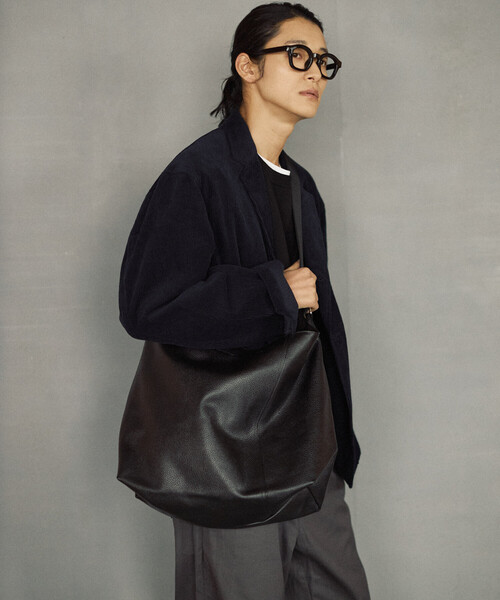 Firsthand（ファーストハンド）の「Firsthand/ファーストハンド 2WAY Leather Messenger Bag / 2WAYレザーメッセンジャーバッグ / 牛革 / 撥水レザー（ショルダーバッグ・メンズ・ブラック・ONE SIZE）」の22枚目の写真