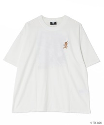 TOM&JERRY（トムアンドジェリー）の「【公式】トムとジェリー　梨地JO2立ちプリントTシャツ（Tシャツ/カットソー）」