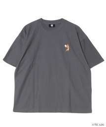 【公式】トムとジェリー 梨地JO2立ちプリントTシャツ