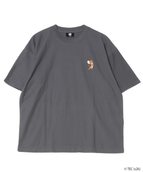 Tom&Jerry(トムアンドジェリー)の「【公式】トムとジェリー 梨地JO2立ちプリントTシャツ(Tシャツ/カットソー・メンズ・ホワイト系その他/ブラック系その他2/ブラック系その他/ホワイト系その他2・L/M)」の4枚目の写真