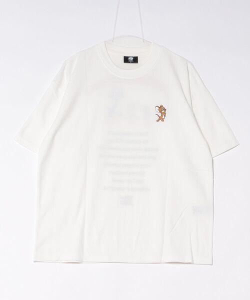 Tom&Jerry(トムアンドジェリー)の「【公式】トムとジェリー 梨地JO2立ちプリントTシャツ(Tシャツ/カットソー・メンズ・ホワイト系その他/ブラック系その他2/ブラック系その他/ホワイト系その他2・L/M)」の13枚目の写真